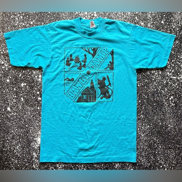 Vintage Handi Camp ♿️ Single Stitch T-Shirt Made in USA Size Medium - Picture 1 of 5